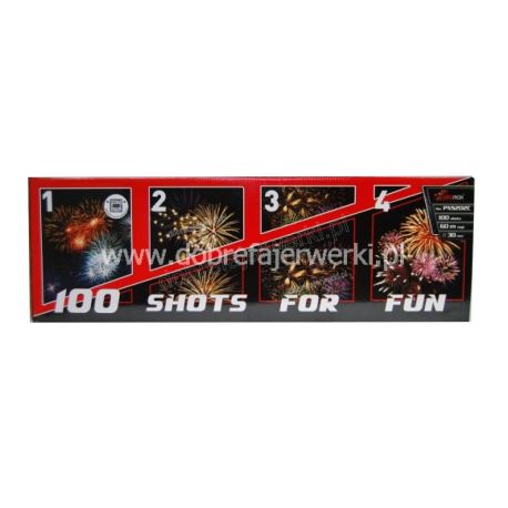 SHOTS FOR FUN PXS202C - 100 strzałów, 1.2"
