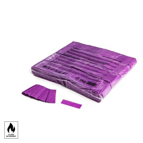 Papierowe konfetti MAGIC FX w kształcie prostokątów - kolor fioletowy