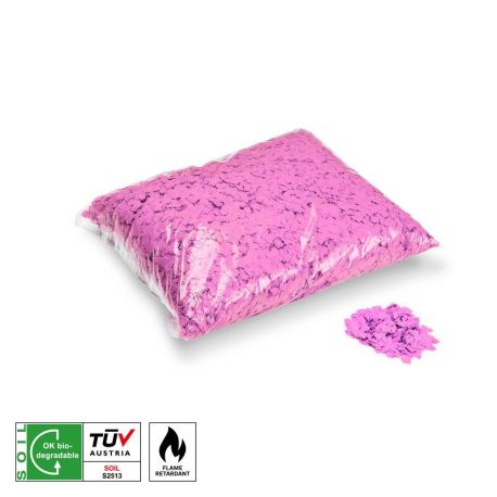 Papierowe konfetti MAGIC FX w kształcie małych kwadratów - kolor różowy